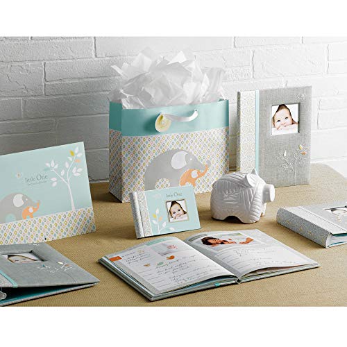 C.R. Gibson Elephant Blue Baby Calendar Milestone Stickers, 11'' W x 18'' H