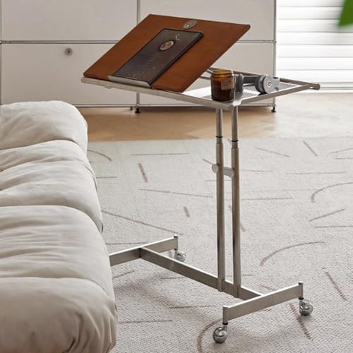 Bureau debout petit inclinable pour éviter la surchauffe sur le canapé