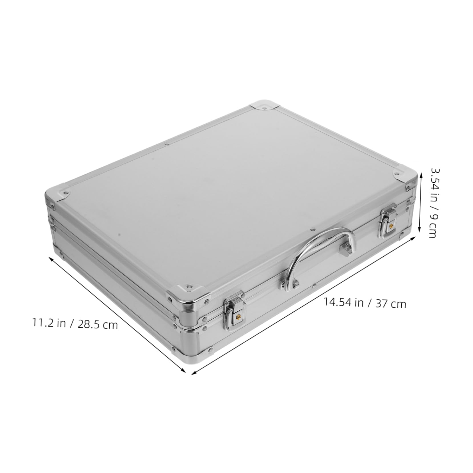 NUOBESTY Degli Attrezzi Multifunzionale in Alluminio Scatola Immagazzinaggio Capacità Maniglia Rinforzata Organizer Per Utensili Portatile Valigetta Per Trasporto Degli Attrezzi e