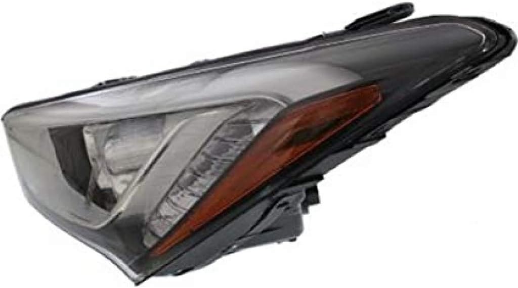 CarLights360 For 2013 2014 2015 2016 Hyundai Santa FE Headlight Driver and Passenger Pair Side HID Type DOT Certified Bulbs Included HY2502179 HY2503179 | 92101-4Z100, 92102-4Z100 ;SPORT; Xenon