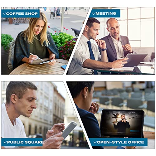 Image of Magnetic 360 Privacy Screen Protector for iPad Pro 12.9 M2 M1 2021-2018 | Compatble with iPad Pro 12.9 6th /5th /4th /3rd Gen,Removable iPad Pro Anti Glare Anti-Spy Screen Filter[4 Way Privacy Filter]