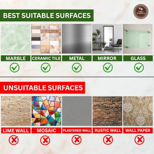 Image of Self Adhesive Wall Hook | Strong Adhesive Wall Hook | Wall Hooks for Hanging Keys, Kitchen & Bathroom | Wall Hanging Hooks Strong Without Drilling | Pack of 6 Hooks