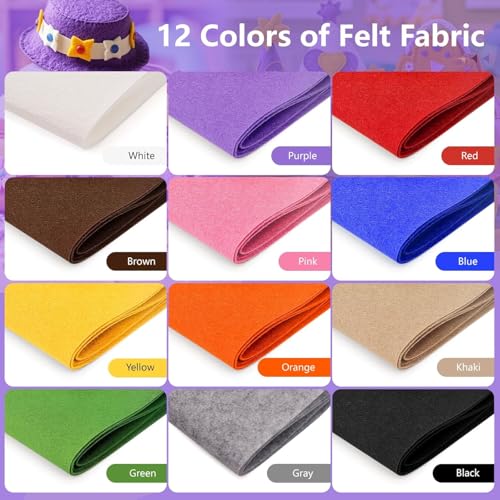 Image of Felt Cloth Stiff Hard-44 x 36 inch -DIY Patchwork Sewing Crafting -Lavender | Size 44 inch X 36 inch, Full Metre, Used in Art & Craft, Cutouts, Decorations, School Projects, Diy Etc Lavender