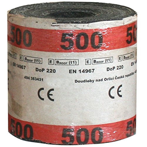 10 Meter Bitumen-Mauersperrbahn R 500 besandet mit 17,5 cm Breite 10 Meter Bitumen-Mauersperrbahn R 500 besandet mit 17,5 cm Breite
