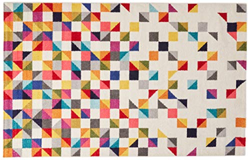 nuLOOM Triangle Geometric Area Rug, 5' x 8', Multi