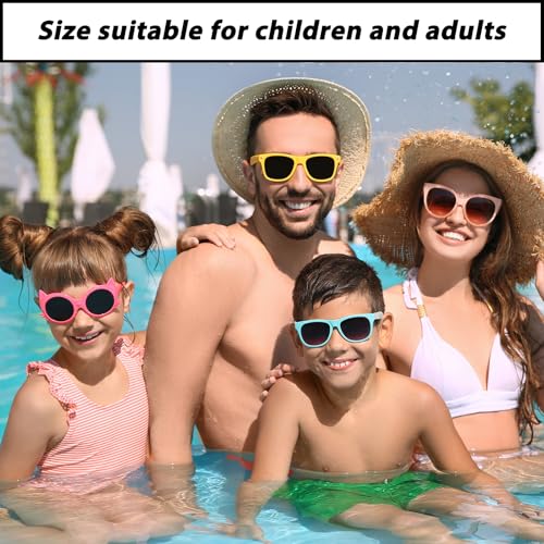 100 Pairs 20 Colors Sunglasses Bulk,Party Sunglasses for Adults Teens and Kids,80s Retro Style Plastic Sunglasses for Birthday Graduation Pool Beach Party Supplies,Holiday Gifts4