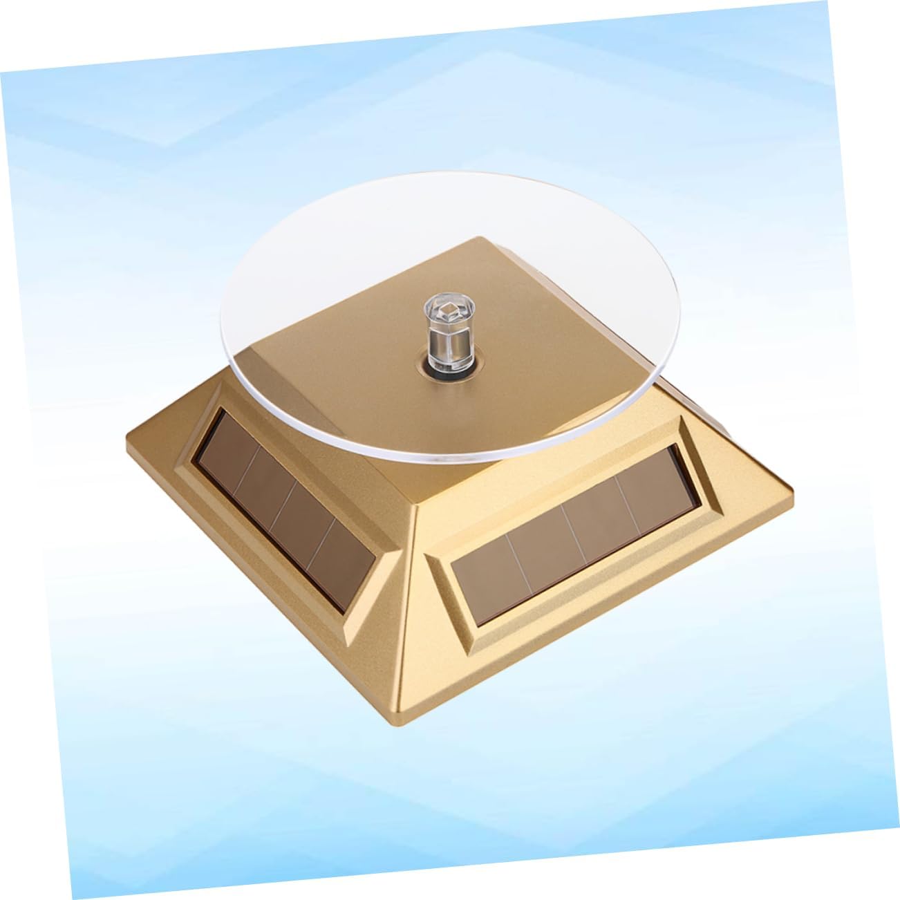 Eco-friendly Solar Display Stand Rotating Jewelry Display for Vendors for Cellphone Watch Showcases image 4