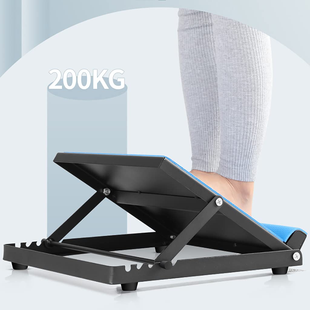 Tavola per Esercizi con inclinazione,Tavola Elastica Regolabile per Fitness Barella,Pedaliera Inclinata per Fitness con Zeppa,Attrezzo Stretching 3 Altezze Antiscivolo Allungamento Muscolare