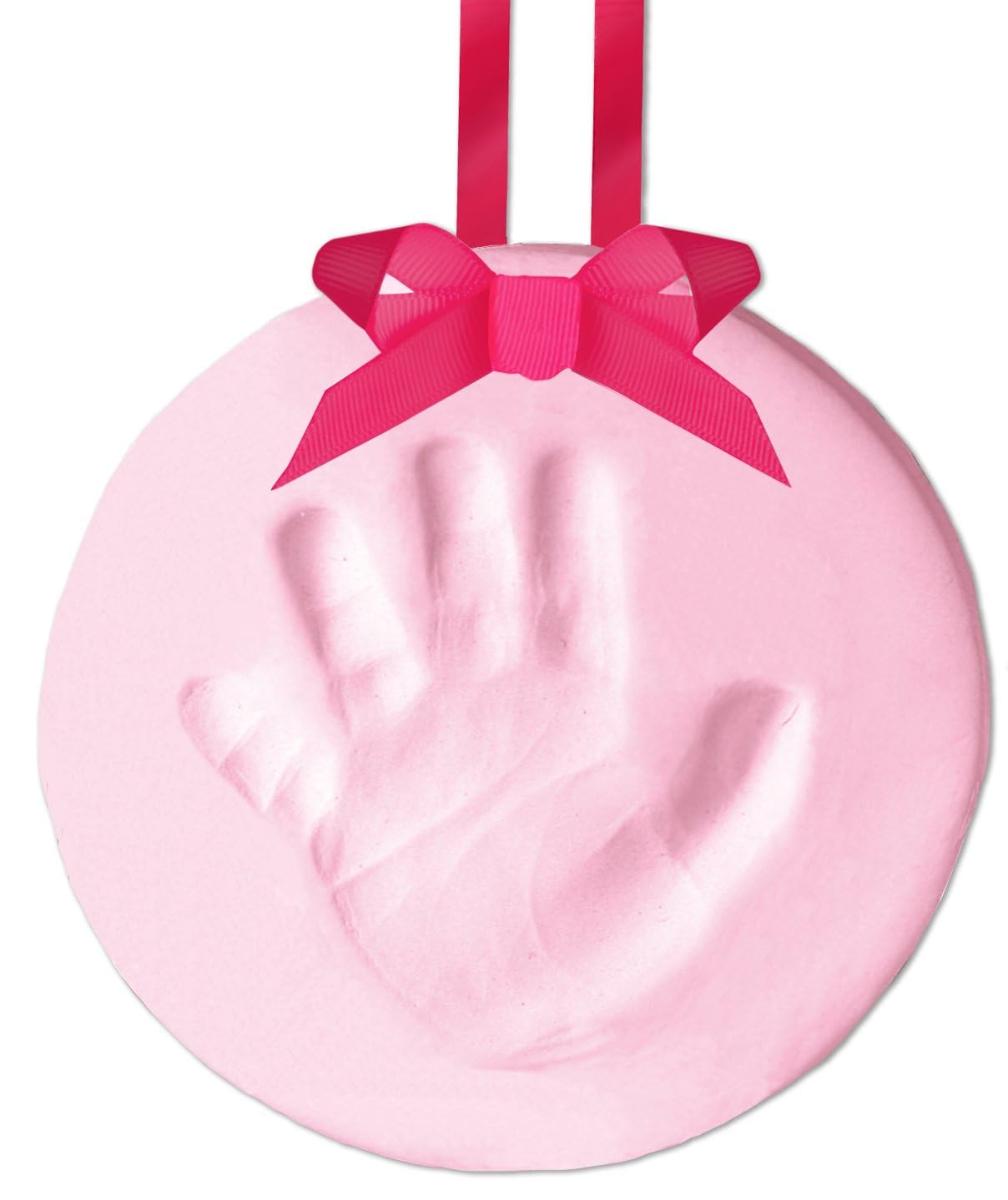 Ideas Diminuto 96152 Babyprints recuerdo huella Kit mano o el pie Para suspender la pasta de moldeo de color rosa