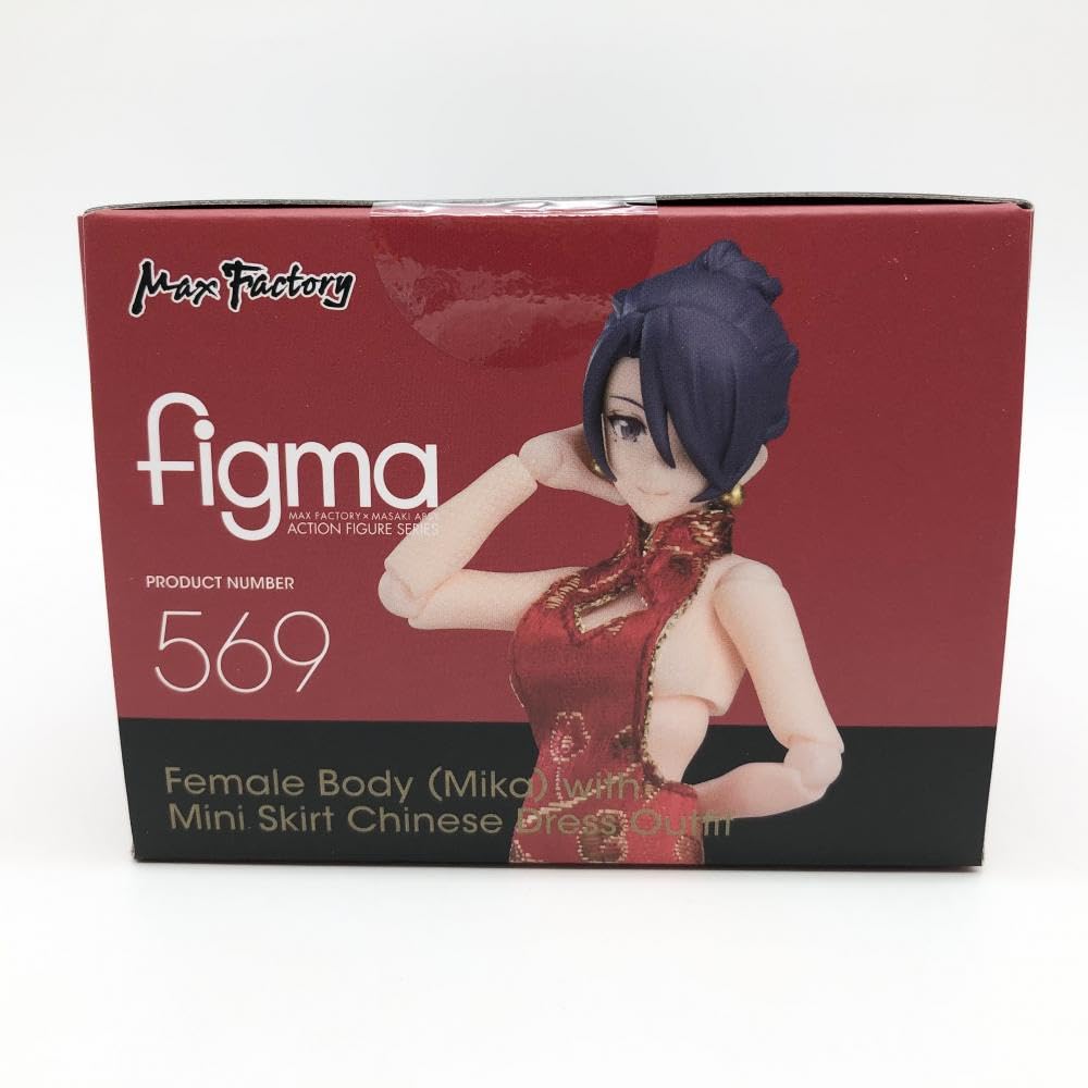 Max Factory - figma(フィグマ) 569 女性body(ミカ) with ミニスカートチャイナワンピコーデ figma styles(フィグマ スタイルズ) 完成品 可動フィギュア マックスファクトリー figma 女性body（ミカ） with ミニスカートチャイナワンピコーデ