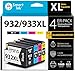 Produktbild Smart Ink Kompatible Druckerpatronen als Ersatz für HP 932 XL 933 XL 932XL 933XL 4 Multipack (Schwarz Cyan Magenta Gelb) Patronen Höher Kapazität für HP Officejet 6600 6700 7612 7510 7110 6100 7610