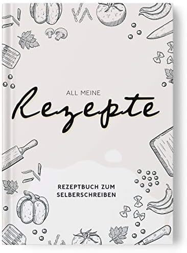 BIROYAL Rezeptbuch A5 Zum Selbstgestalten - Platz Für 100 Lieblingsrezepte