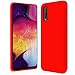 Produktbild Conie® Basic Backcove Hülle für Samsung Galaxy A50 / A30s, [ Microfaser Innenfutter ] Schutzhülle sturzsichere Hülle aus TPU Anti Fingerprint Rückschale, Galaxy A50 / A30s Case Rot