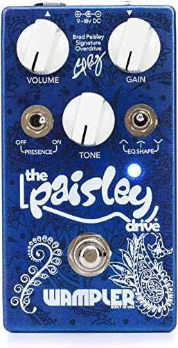 Wampler Brad Paisley Signature Paisley Drive Overdrive Pedal