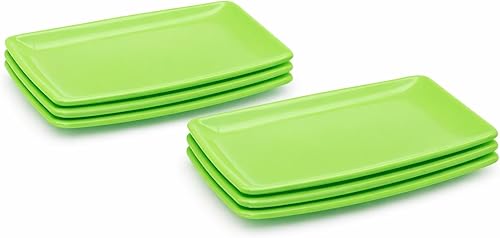 Miniatura 45 de Mintra Home - Platos reutilizables para servir (verde azulado, cuadrado, 2 unidades (14 pulgadas)