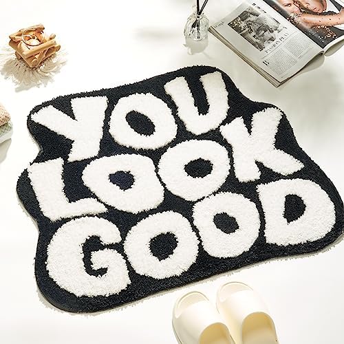 Amazon.com: DyeFury You Look Good Bath Mat Cute Cool Bathroom Rugs ...