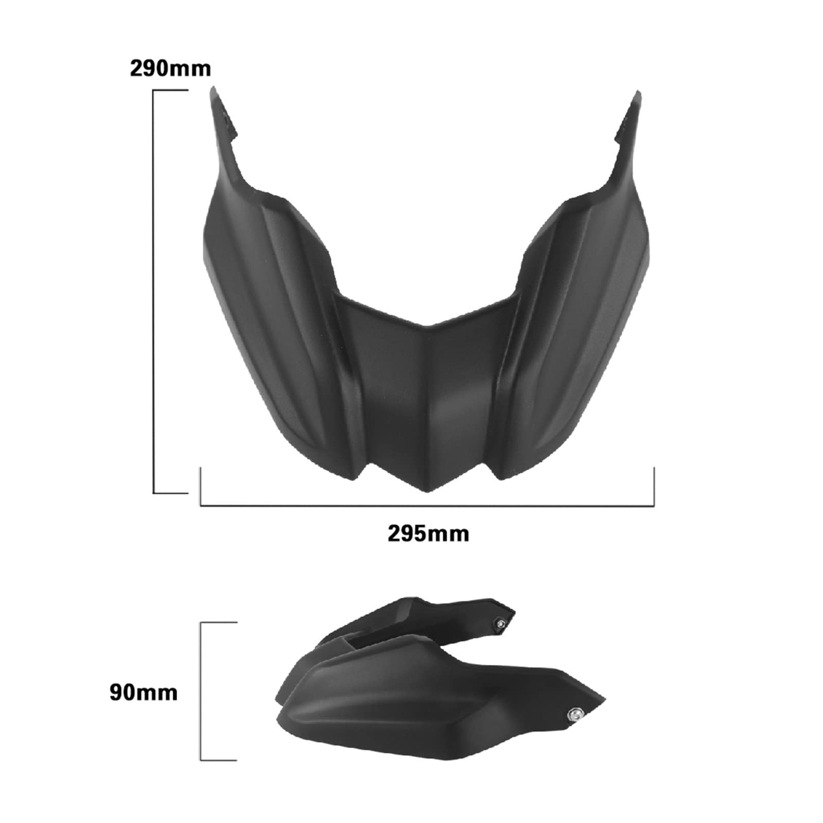 JHETA Moto Parafanghi Parafango Paraspruzzi Moto Parafango Anteriore Becco Carenatura Cowl Estensione Ruota Extender Copertura per BMW F800GS F 800 GS F800 2008-2012 F650GS 2008-2013
