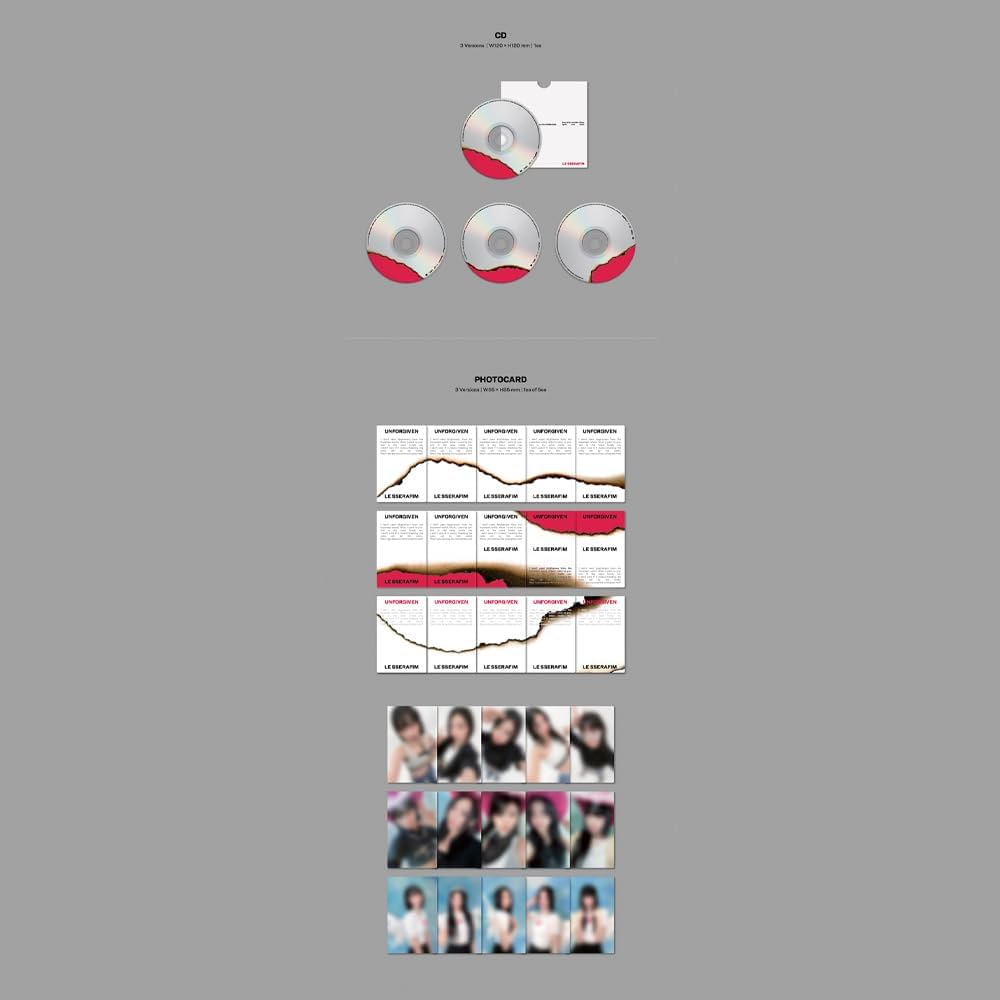 LE SSERAFIM UNFORGIVEN vol.3 トレカ 13枚セット LE SSERAFIM UNFORGIVEN vol.3 トレカ 13枚セット Amazon.com