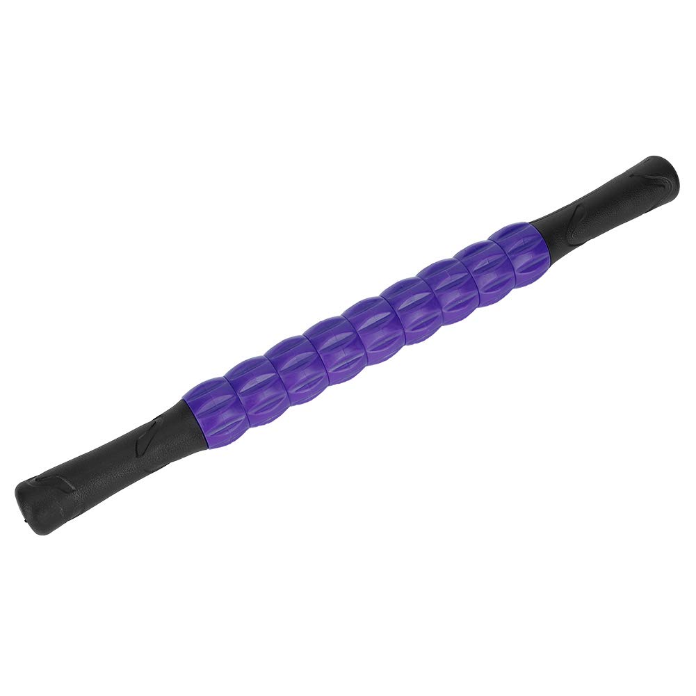 POENVFPO Muscle Massage Sticks, 43x3.5x3.5cm, PVC Muscle Massage Roller Massage Sticks for Massaging Any Part of The Body, Such as Shoulders, Waist, Arms, etc (Purple)