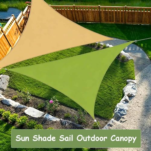 Voile d'ombrage triangulaire protection UV 95% imperméable - 8