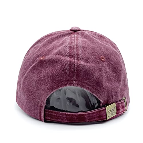 Waldeal Dog Mom Hat, Dog Mom Gifts For Women Wife Daughter, Dog Mama Washed Distressed Baseball Cap Burgundy #TOP2
