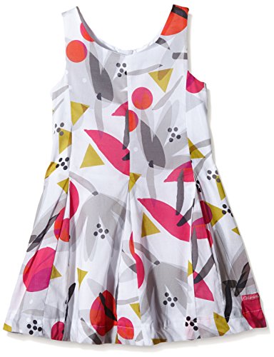 Catimini Mädchen CHLFC-Spirit City F/L Kleid, Weiß-Blanc (Imprimé), (Herstellergröße: 4 Jahre) Cover