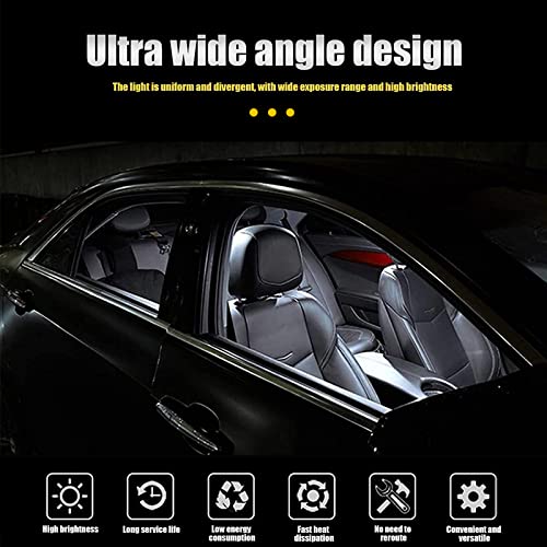 Kit 42 Bombillas LED para Interior de Auto Blanco miniatura 7