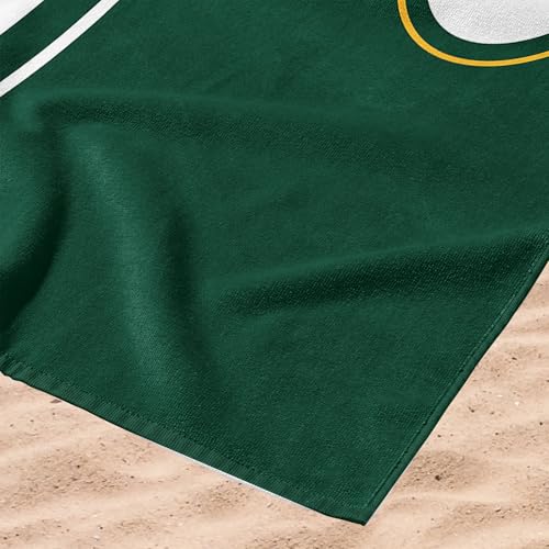 Image of Northwest NFL Green Bay Packers Microfiber Beach Towel, 30 x 60 Inches - Quick Dry, Sand Resistant, Lightweight, Highly Absorbent, Incisor Design