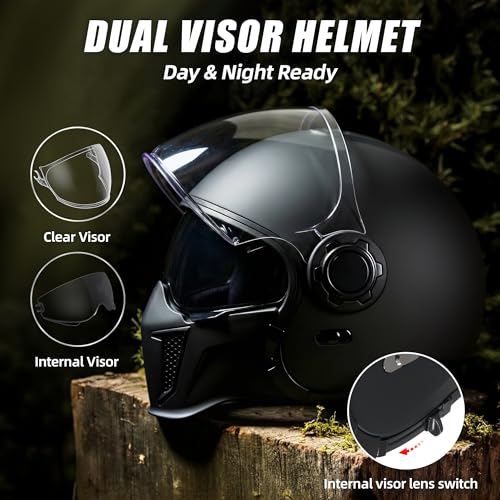 TRIANGLE Convertible Full Face Helmet