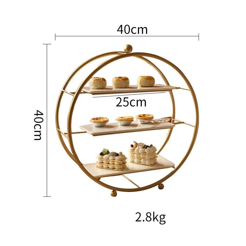 Multiuso Porta-torte, vassoio for feste, porta-dolci for la pausa tè