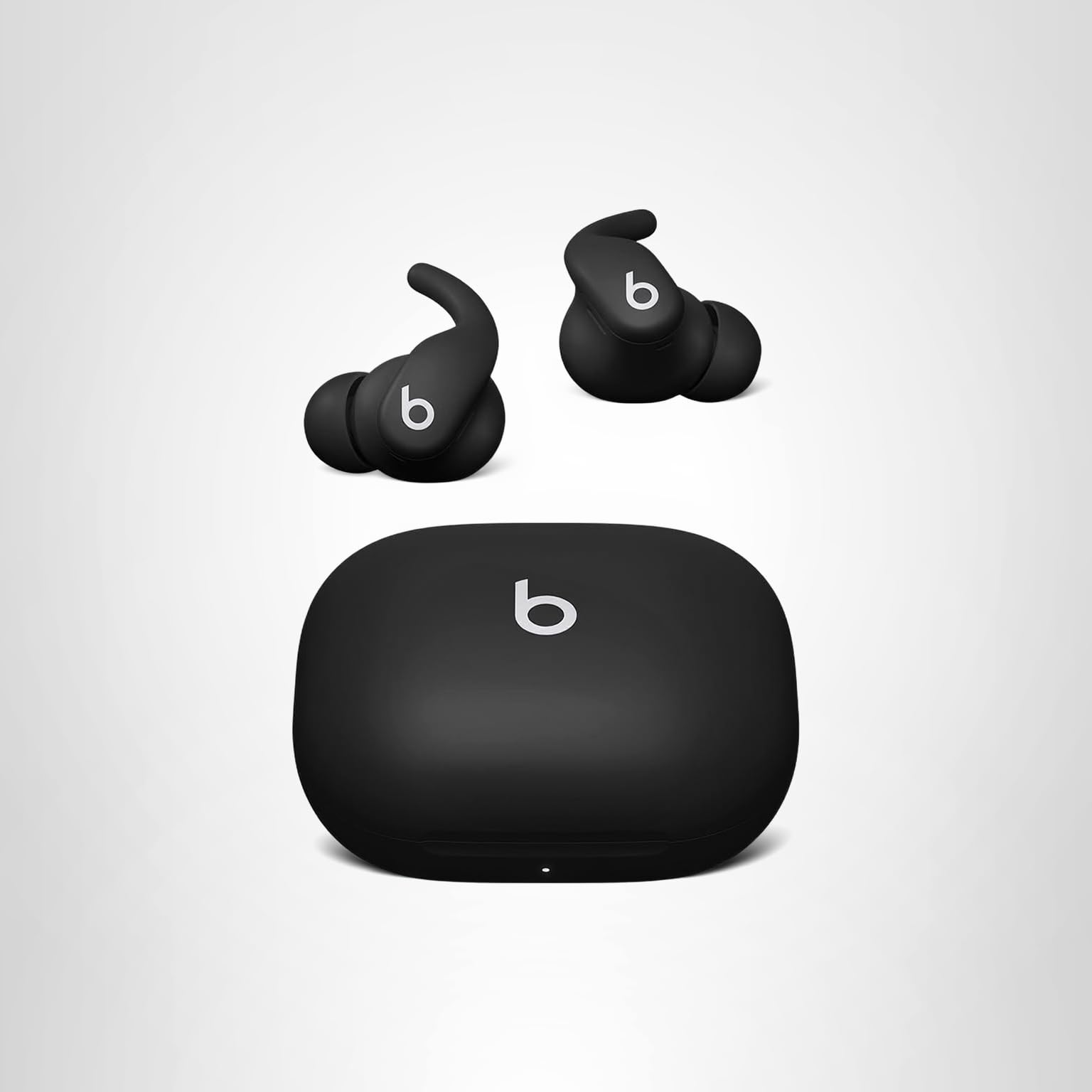 Beats Powerbeats Fit - Wireless Noise Cancelling Workout Earbuds with Secure-Fit Wingtips, Up to 30-Hour Battery Life, Sweat & Water Resistant, Apple & Android Compatible - Jet Black: Jet Black Powerbeats Fit