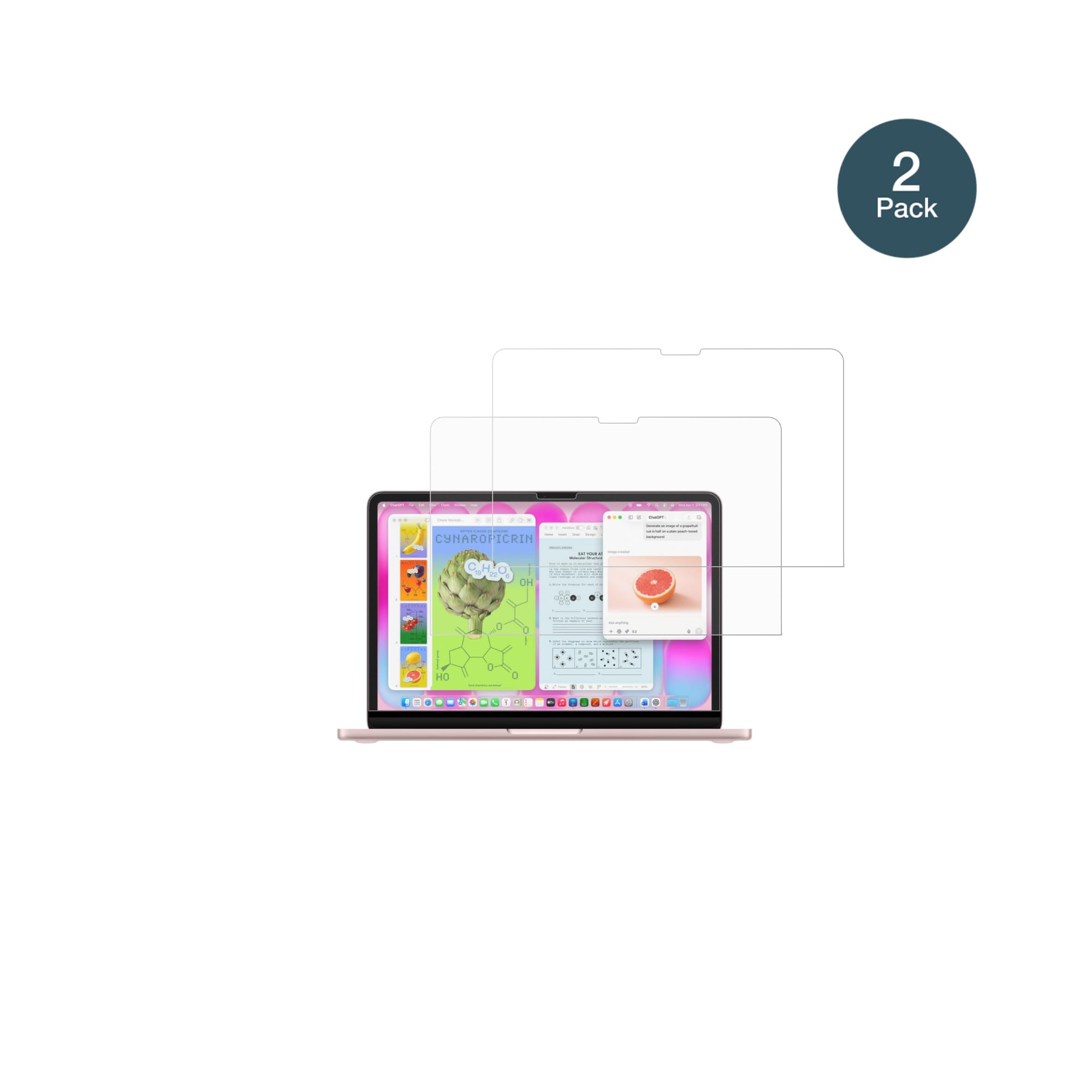 dipos 2x Pellicola Protettiva 9H opaca per Apple MacBook Neo 13 Zoll 2026 | Antiriflesso, non si rompe e non si scheggia, non è vero vetro, Anti-Shock, antigraffio, senza bolle, autoadesiva