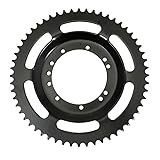 cyclingcolors couronne moto scooter mobylette cyclomoteur compatible avec peugeot 103 roue rayons 56 dents alésage 94mm 11 trous noir