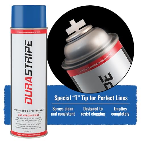 Image of Athletic Field Marking Paint (Royal Blue) 12-18oz Cans per Case