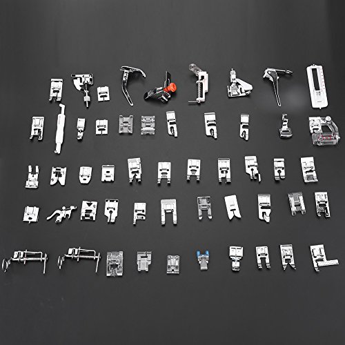 Set de 52 pies prensatelas para máquina de coser miniatura 5