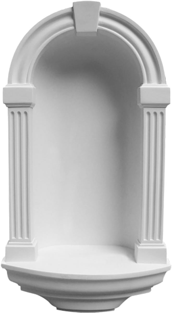 Ekena Millwork 16 3/8"W x 30"H x 8 1/4"D Alexandria Wall Niche (RO: 12 3/8"W x 23 5/8"H x 4"D)