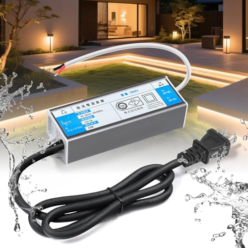 SPAHER スイッチング電源 AC85V-265V→DC12V 防水 小型 安定化電源 コンバーター 直流電源変換器 電源トランス 静音 短絡保護 過電流保護 過負荷保護 日本語説明書付 LEDランプ用 36W