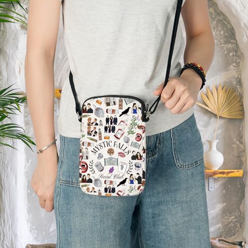 KEYCHIN Damon Brothers Crossbody Bag Damon And Elena Fans Gifts Mystic Falls Social Club Shoulder Bag Stefan Fans Gifts3