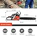 COOCHEER 62CC Gas Chainsaw 20 Inch Gasoline Powered Chain Saws 12000r/min 3.5 HP 2-Cycle Power Chain Saw Cordless Gas Powered Chainsaw with 2 Chains for Tree Branches Wood Cutting