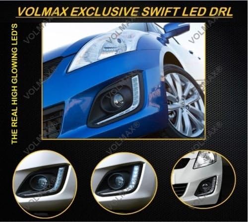 Volmax LED Day Time Running Light for Maruti Swift 2015