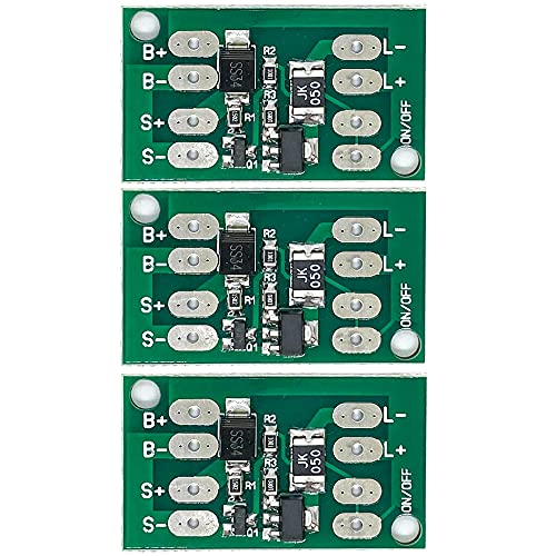 QINIZX Controlador de carga solar de batería de litio para lámpara de jardín, luz de encendido/apagado automático, interruptor LED, placa de circuito de control para lámpara de calle, jardín, césped,