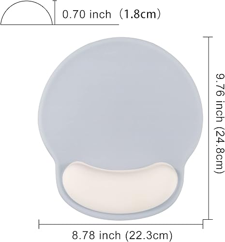 Miniatura 2 de Alfombrilla de mouse ergonómica de gel a la moda y personalizada para accesorios de escritorio de oficina, parte inferior antideslizante, cómoda