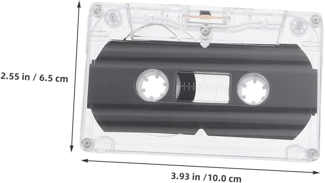 YARNOW 8pcs Blank Cassette Tape Audio Cassettes Micro Player Versatile Recording for Music Speech and Greetings