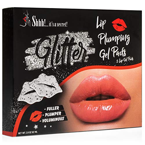Lip Plumping Gel Pads | Lip Plumping Mask | Plumping Lip Gel Pads | Lip Mask | Hydrates and Plumps Lips | Natural Lip Moisturizer Treatment (5 Pairs)
