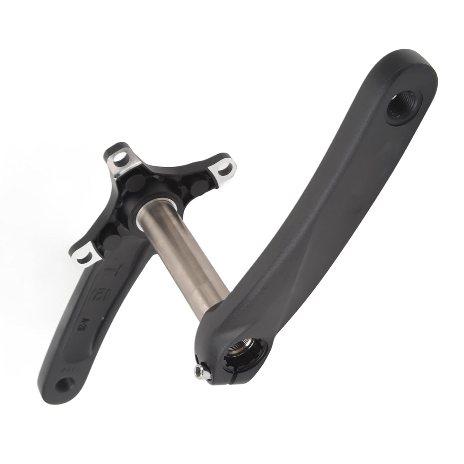 バイク クランク アーム セット プレミアム アルミニウム合金 軽量 クランクセット 高性能 シングル チェーンリング マウンテンバ