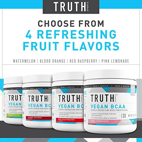 Truth Nutrition Vegan Bcaa Powder- 2:1:1 Ratio Natural Bcaas Amino Acids Powder For Energy, Muscle Building, Post Workout Recovery Drink For Muscle Recovery (Pink Lemonade, 30 Servings) #TOP7