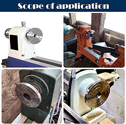 Placa frontal de torno de madera roscada para una sujeción firme de acero 7