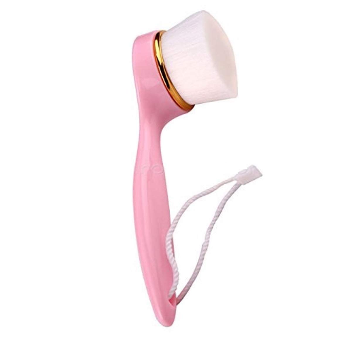 Stylazo Deep Cleansing Face Clean Soft Mild Fiber Wash Pore Facial Care Brush (Pink)
