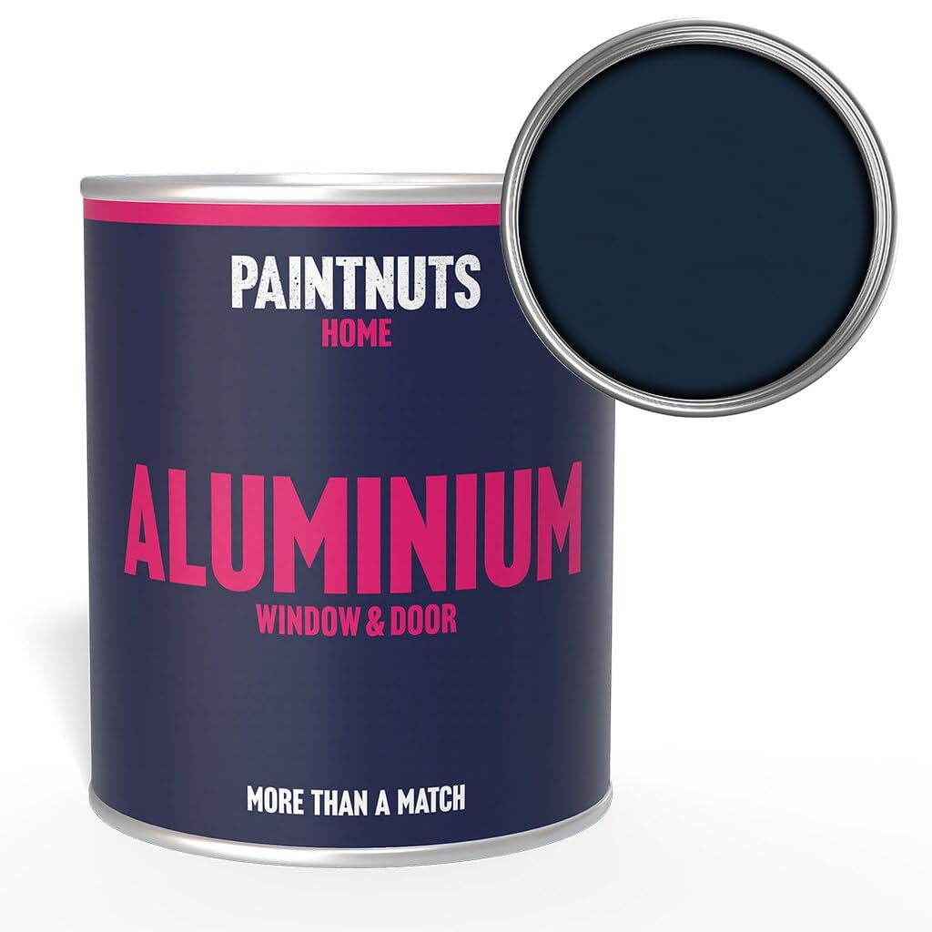 Paintnuts Steel Blue Aluminium Window & Door Paint - Ral-5011 - Satin 2.5 Litre Tin