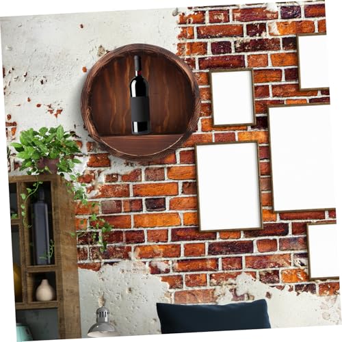 Casier à vin mural en forme de tonneau Mipcase pour bouteilles